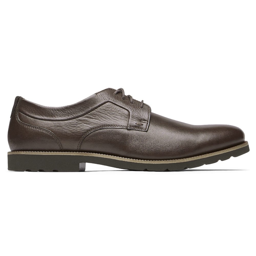 Rockport Oxfords Herr Mörkbruna - Sharp & Ready 2 Plain Toe - LPDSV4586
